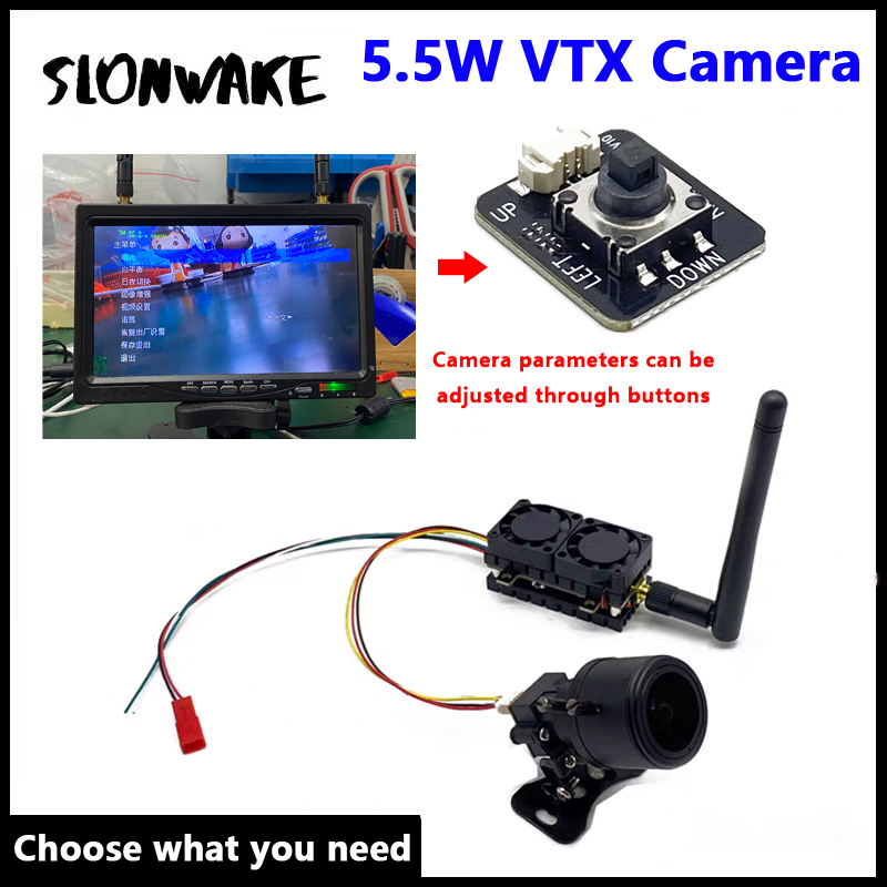 Fpv Camera - 50KM'den fazla menzilli 5.8G 56CH 7