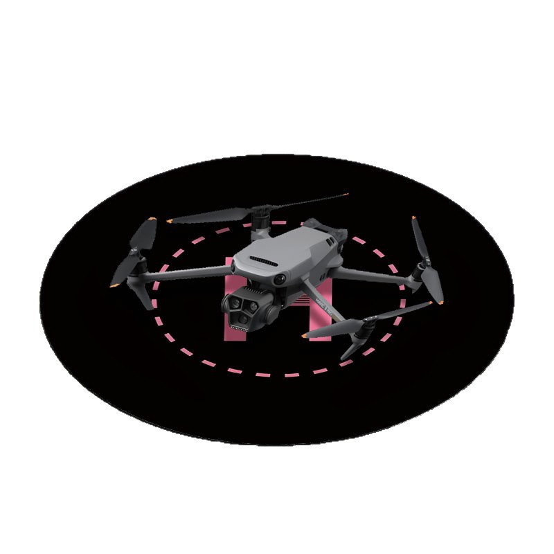 Drone Landing Pad - Drone İniş Platformu Yuvarlak Halı Oturma
