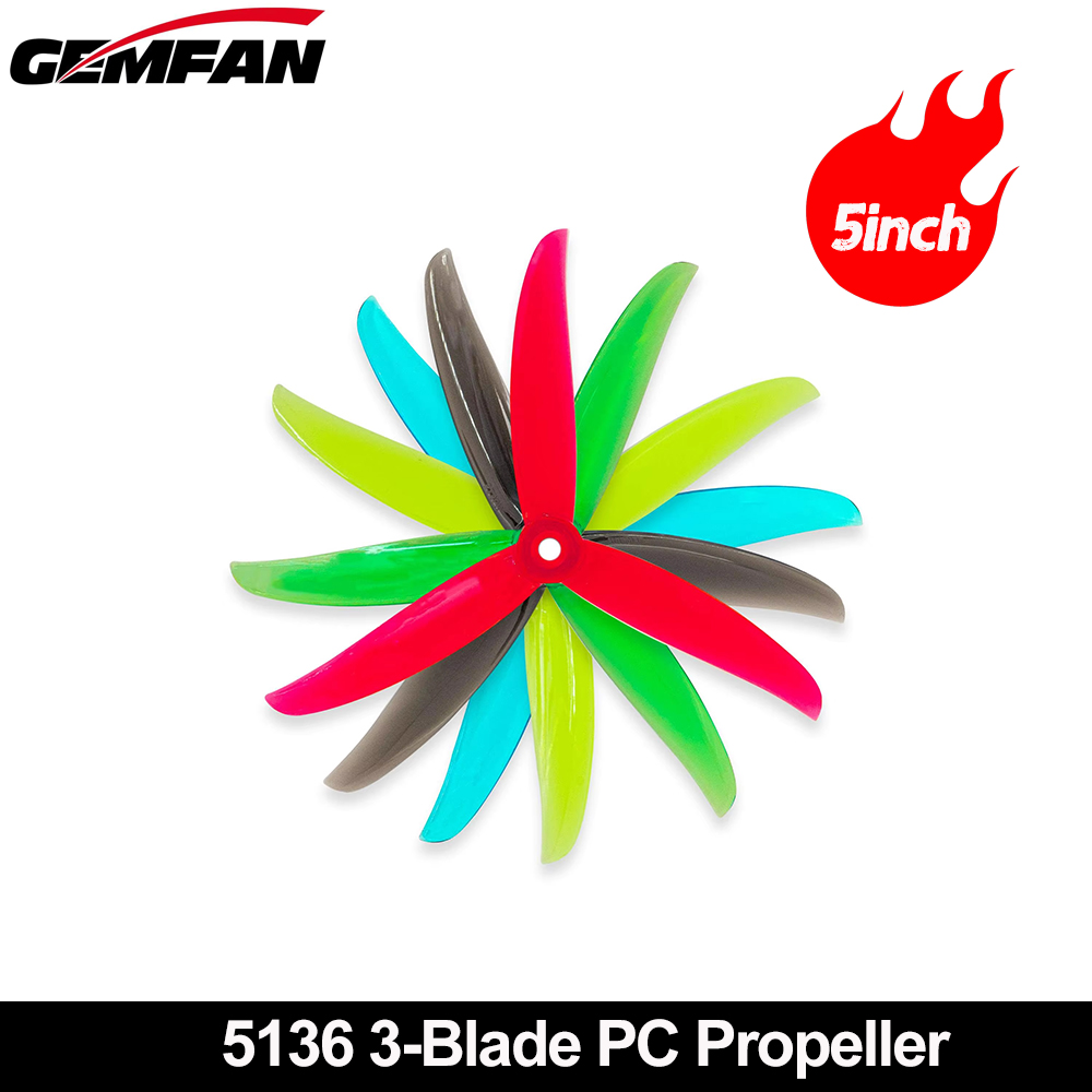 5 Inch Propeller - Gemfan VANOVER 5136 3 Bıçaklı PC