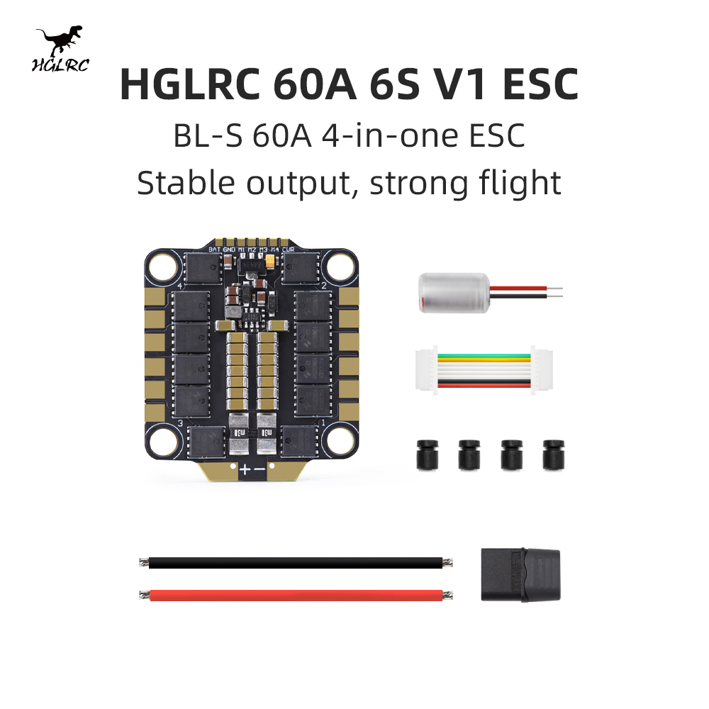 4 In 1 Esc - HGLRC 60A 6S V1 4'ü 1