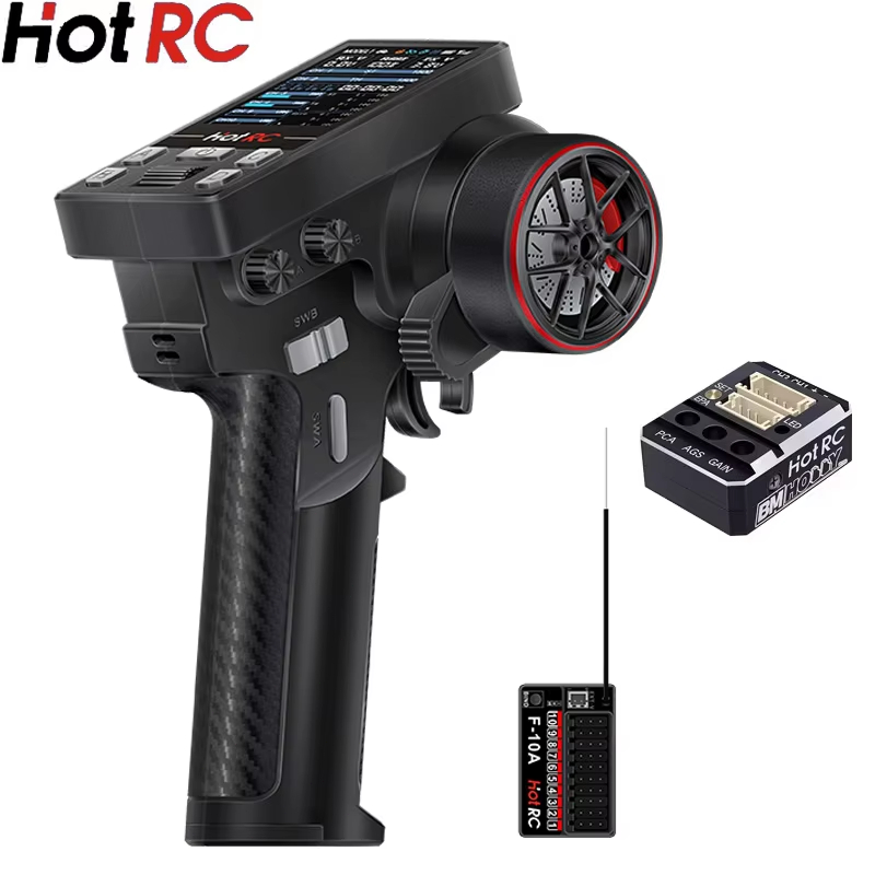 Radio Transmitter 2.4Ghz - HotRC CT-10B 10 Kanallı 2.4Ghz RC