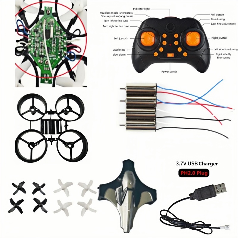 Drone Battery Charger - Komple DIY Drone Kiti 2.4G 6