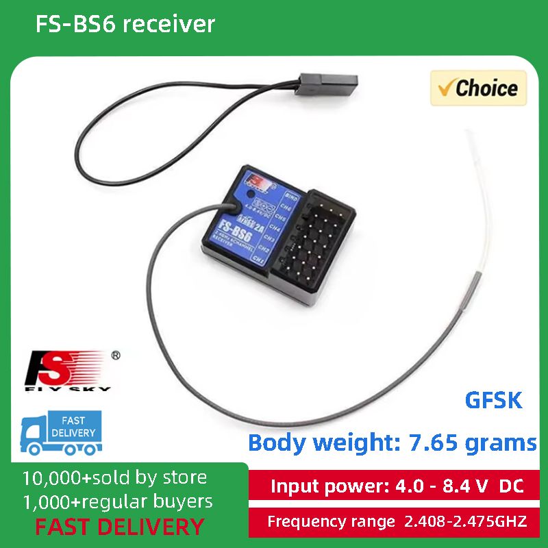 FlySky FS-BS6 2.4Ghz 6CH AFHDS - Radio Transmitter 2.4Ghz incelemesi ve fiyatı