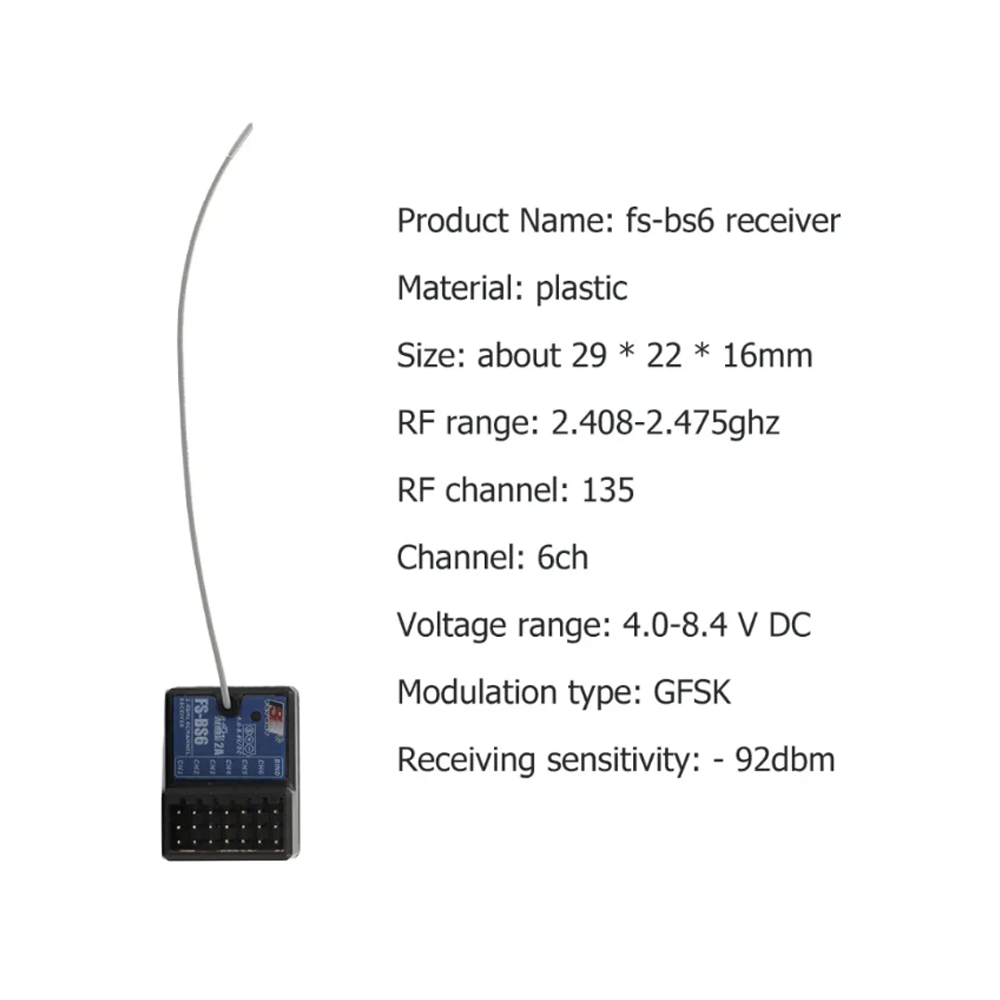 FlySky FS-BS6 2.4Ghz 6CH AFHDS - Radio Transmitter 2.4Ghz incelemesi ve fiyatı