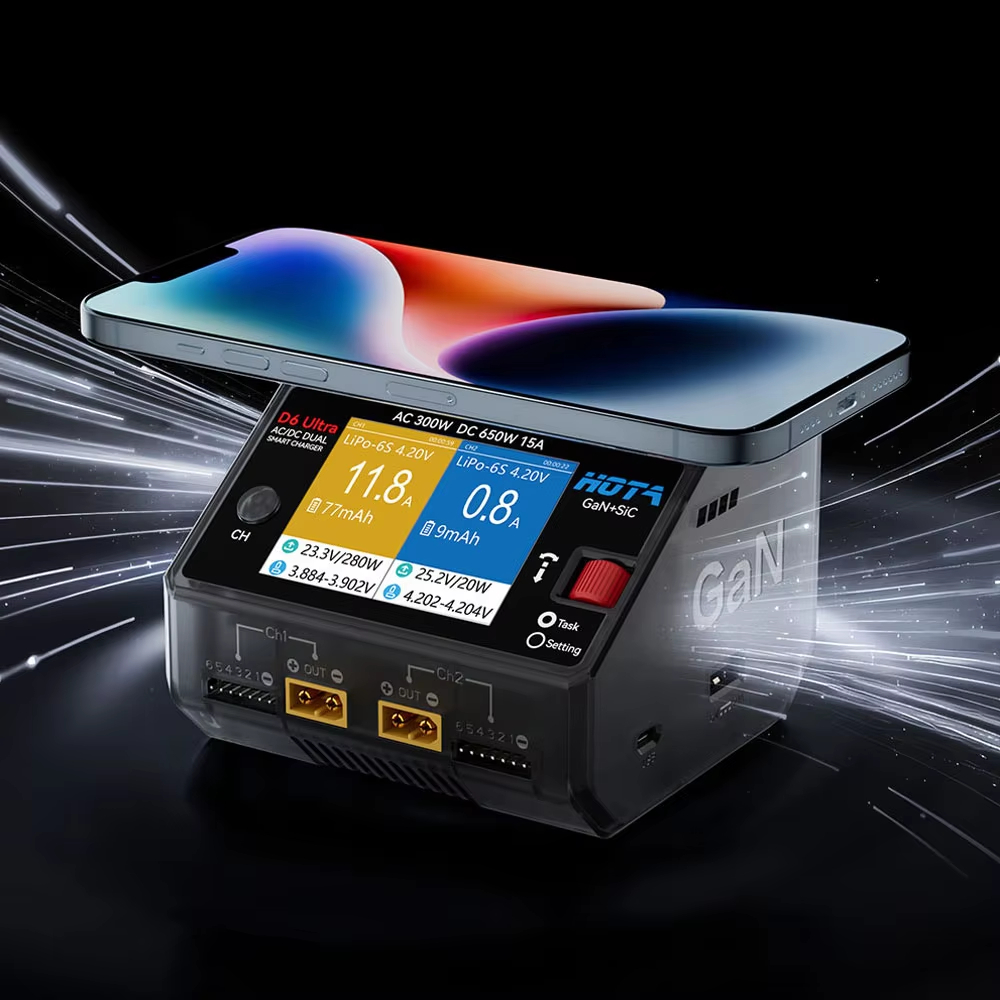 HOTA D6 Ultra GaN+SiC Çift Kan - Balance Charger Rc incelemesi ve fiyatı