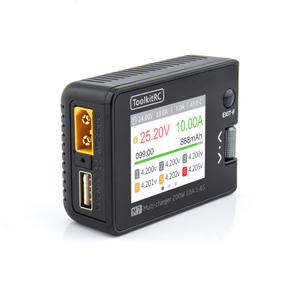 ToolkitRC M7 200W 10A şarj den - Smoke Stopper incelemesi ve fiyatı