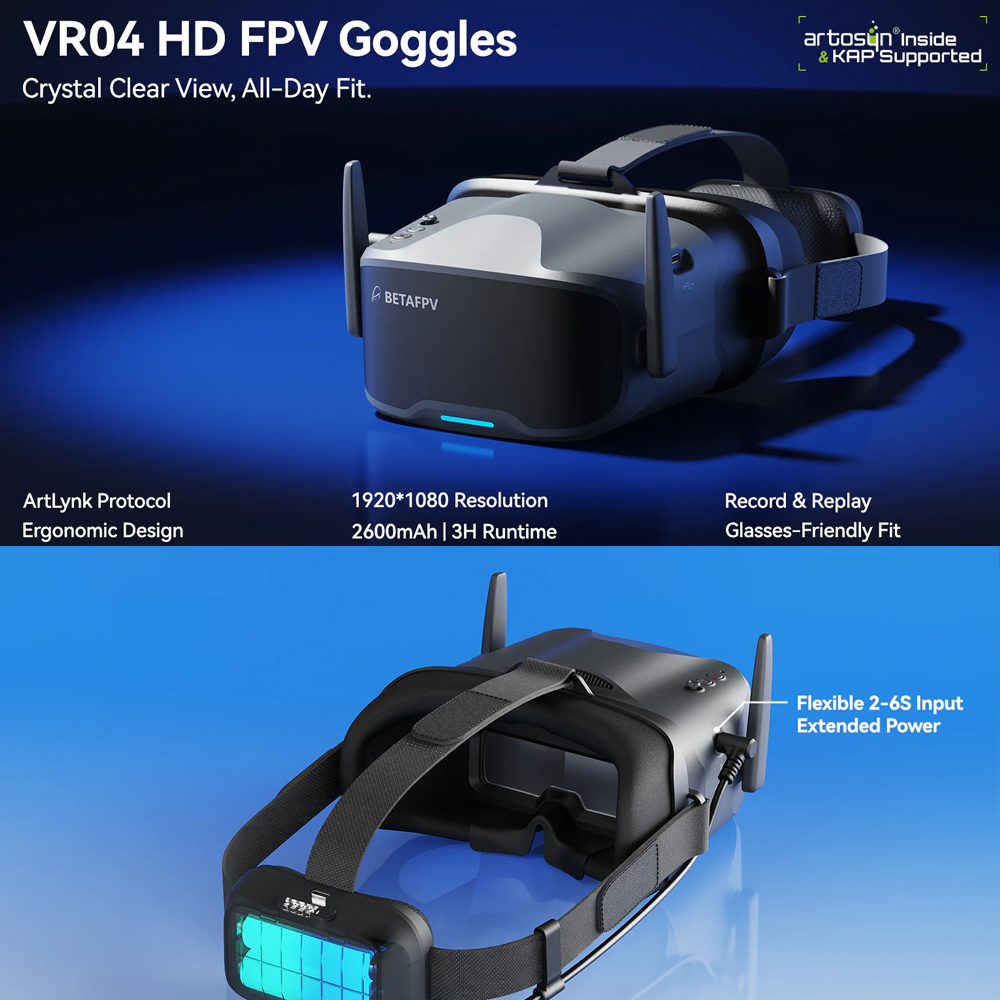 BETAFPV VR04 FPV Gözlükleri HD - Fpv Goggles incelemesi ve fiyatı