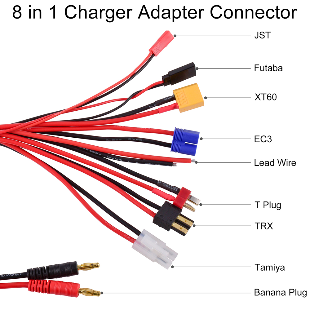 RC şarj adaptörü konnektörü 8  - Drone Battery Charger incelemesi ve fiyatı