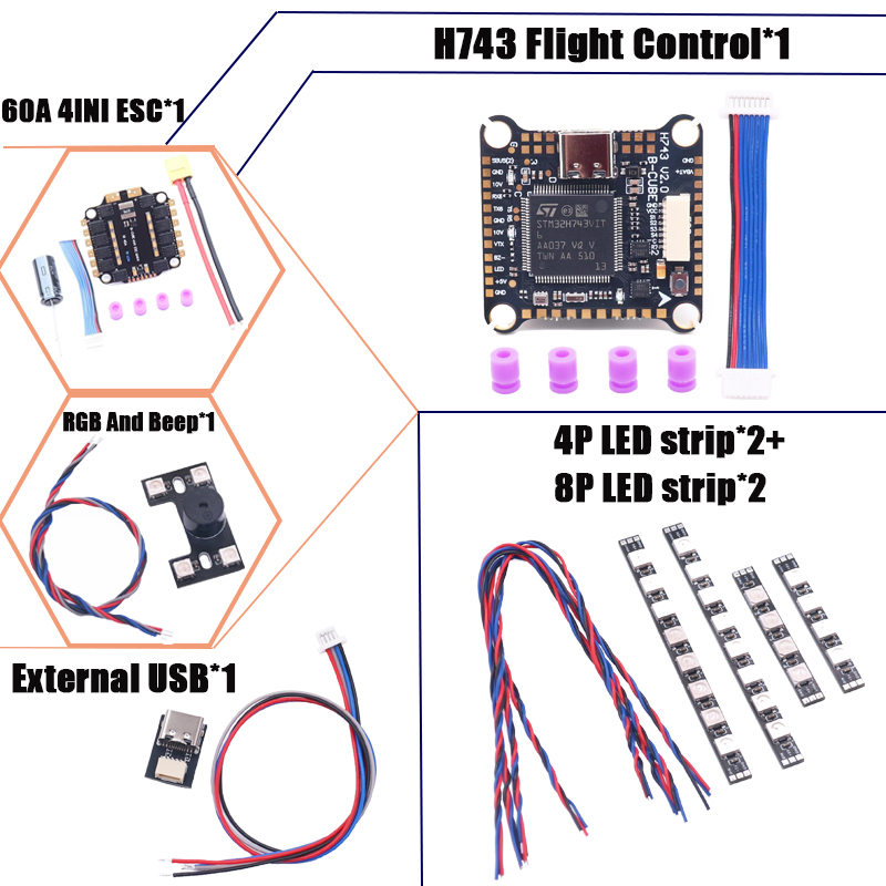 RCtoSky F4V3S PLUS F722 F745 H - F722 Flight Controller incelemesi ve fiyatı