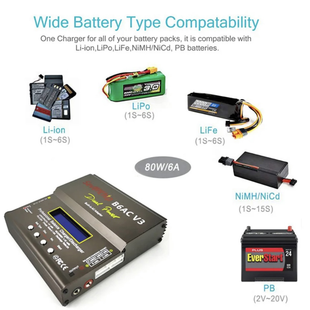 80W IMAX B6AC V3 Dengeleyici Ş - Balance Charger Rc incelemesi ve fiyatı