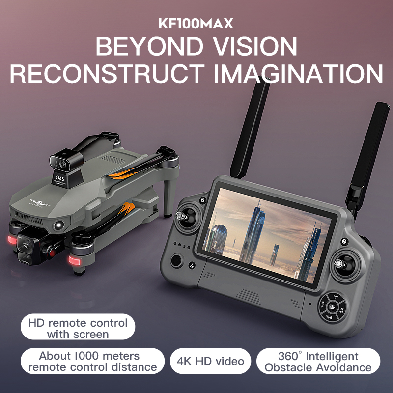 KF100 MAX GPS Drone 4K Kamera  - Drone Gimbal incelemesi ve fiyatı