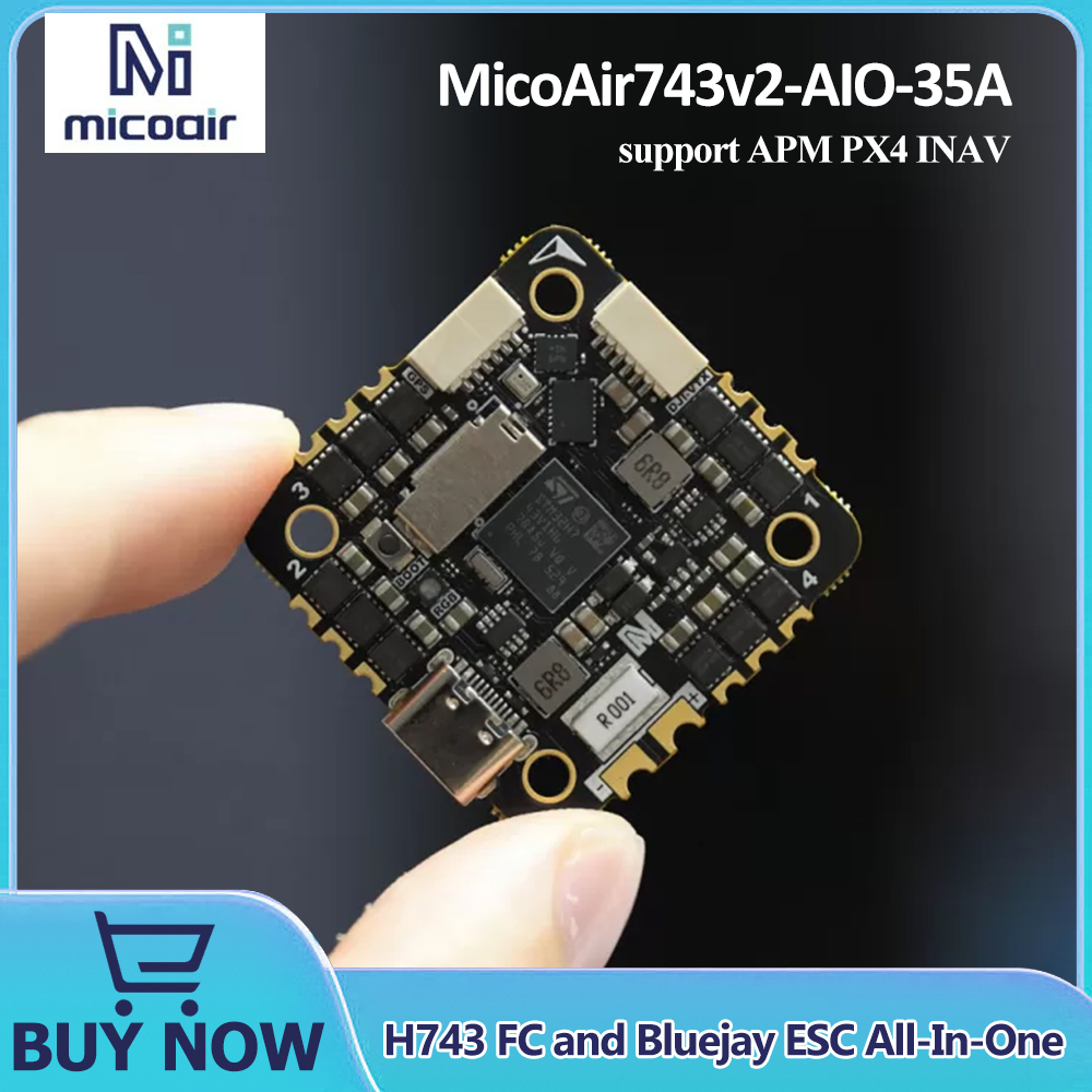 MicoAir743v2-AIO-35A H743 FC v - Betaflight Fc incelemesi ve fiyatı