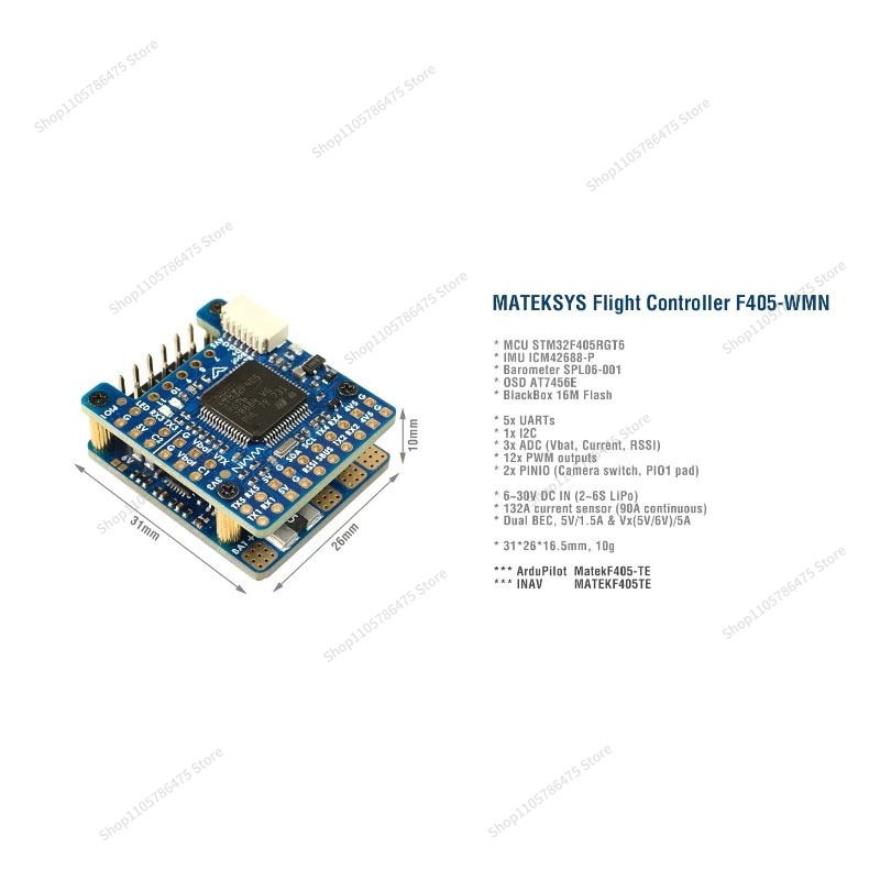 MATEK F405-WMN Uçuş Kontrol Si - F405 Flight Controller incelemesi ve fiyatı