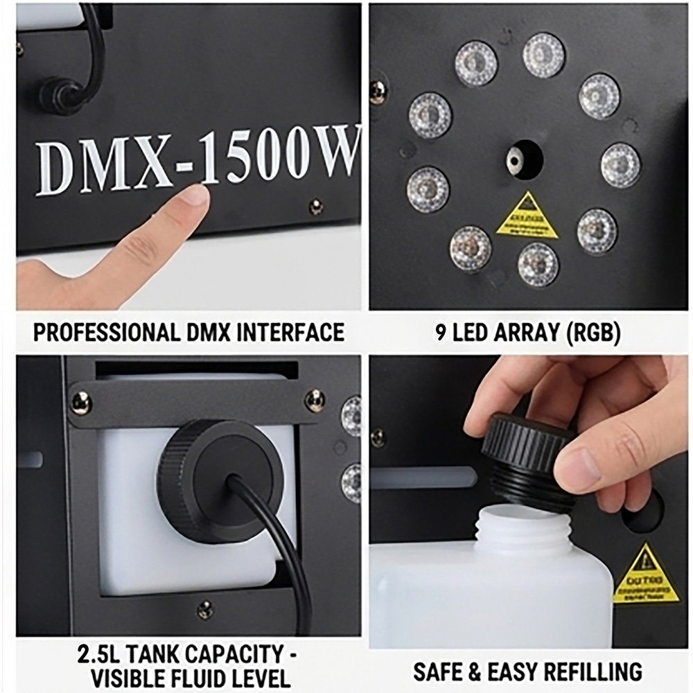 1500W Sis Duman Makinesi RGB 9 - Smoke Stopper incelemesi ve fiyatı